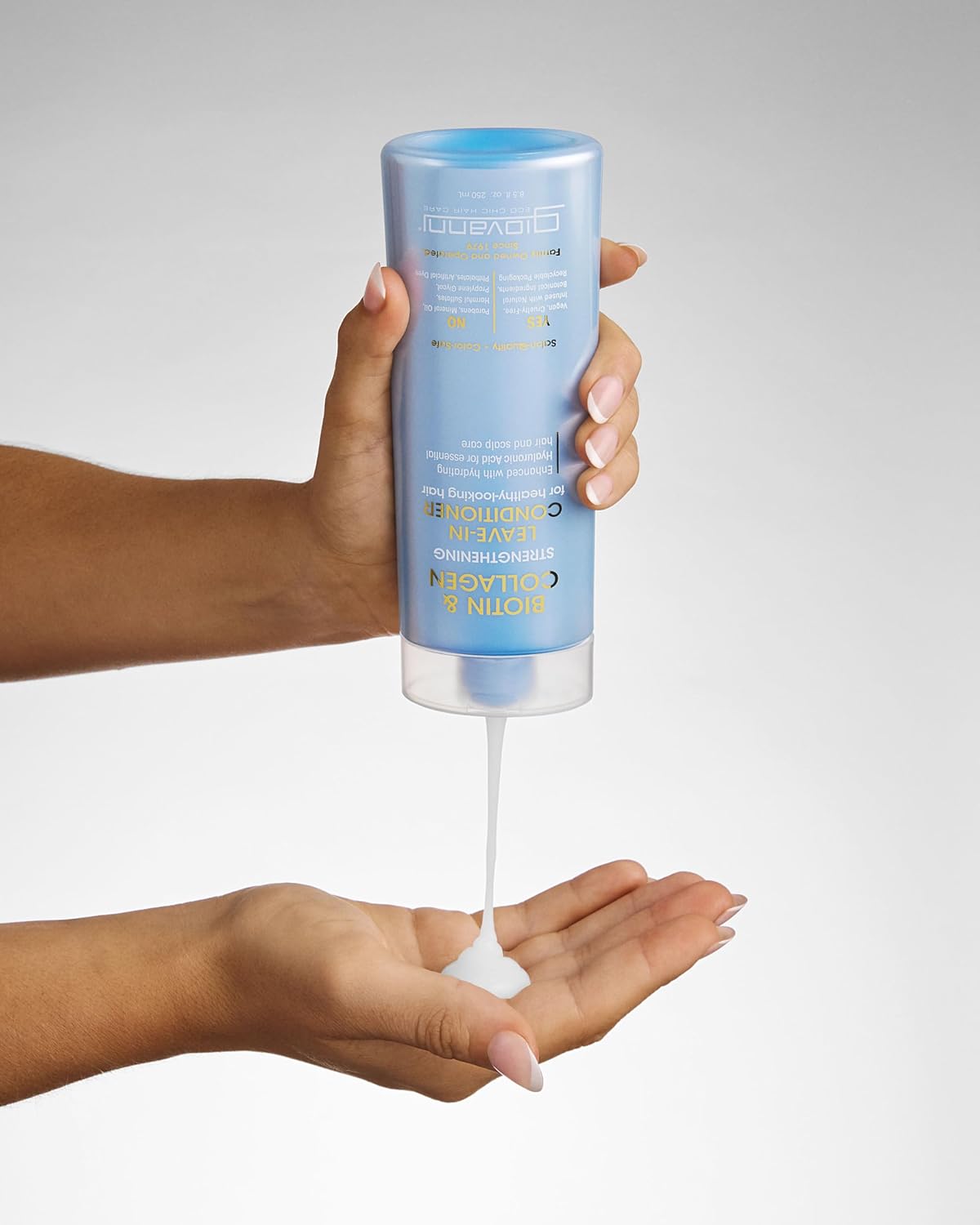 Biotine & Collagen Fortifying Leave-In Conditioner 250ml Giovanni - Image 7