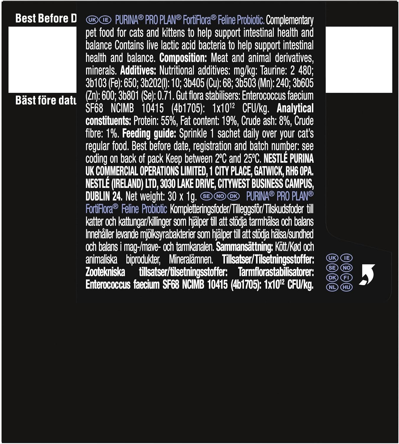 Pro Plan FortiFlora Cat Probiotics Pack 30 x 1 g - Image 5