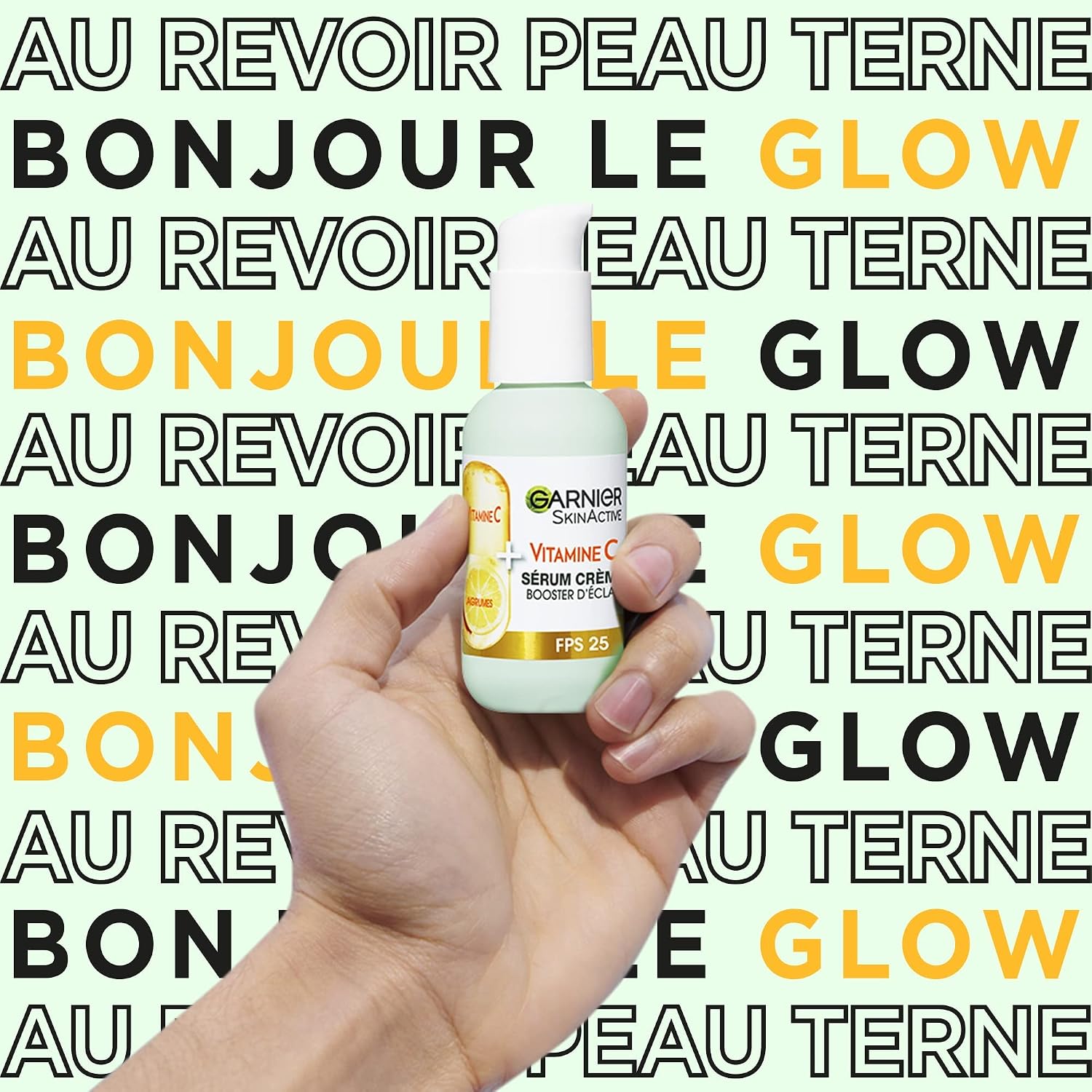 GARNIER Skin Active - 2-in-1 Radiance Booster Cream Serum - 72h Hydration & Radiance - SPF 25 - Vitamin C & Citrus - Vegan & Cruelty Free - Dull Skin In Lack of Radiance - 50 ml (Pack of 2) - Image 6