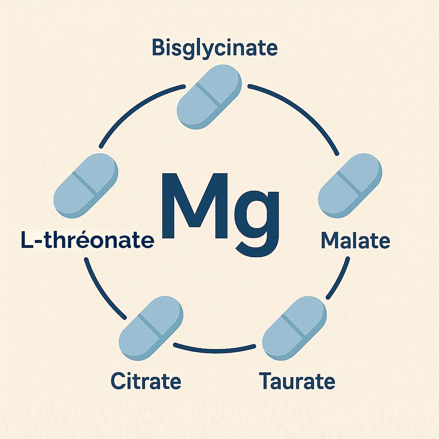 Magnesium – High Bioavailability Complex – Complex 5 Forms 1950mg Per Dose – Muscle & Nerve Functions – Bisglycinate & L-Threonate + Citrate Malate – 90 Vegetable Capsules - Image 8