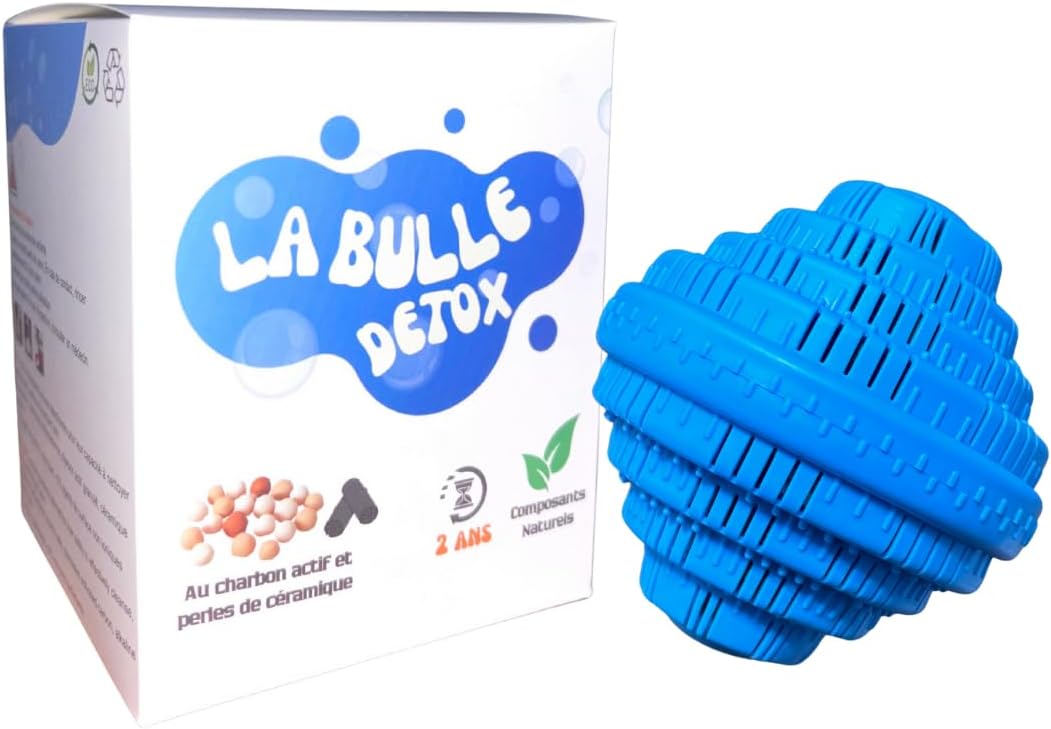 Reusable Eco-Friendly Washing Ball | Hypoallergenic | Ceramic Beads & Activated Carbon | Cleans and Purifies Water | Natural Alternative to Laundry - Image 3