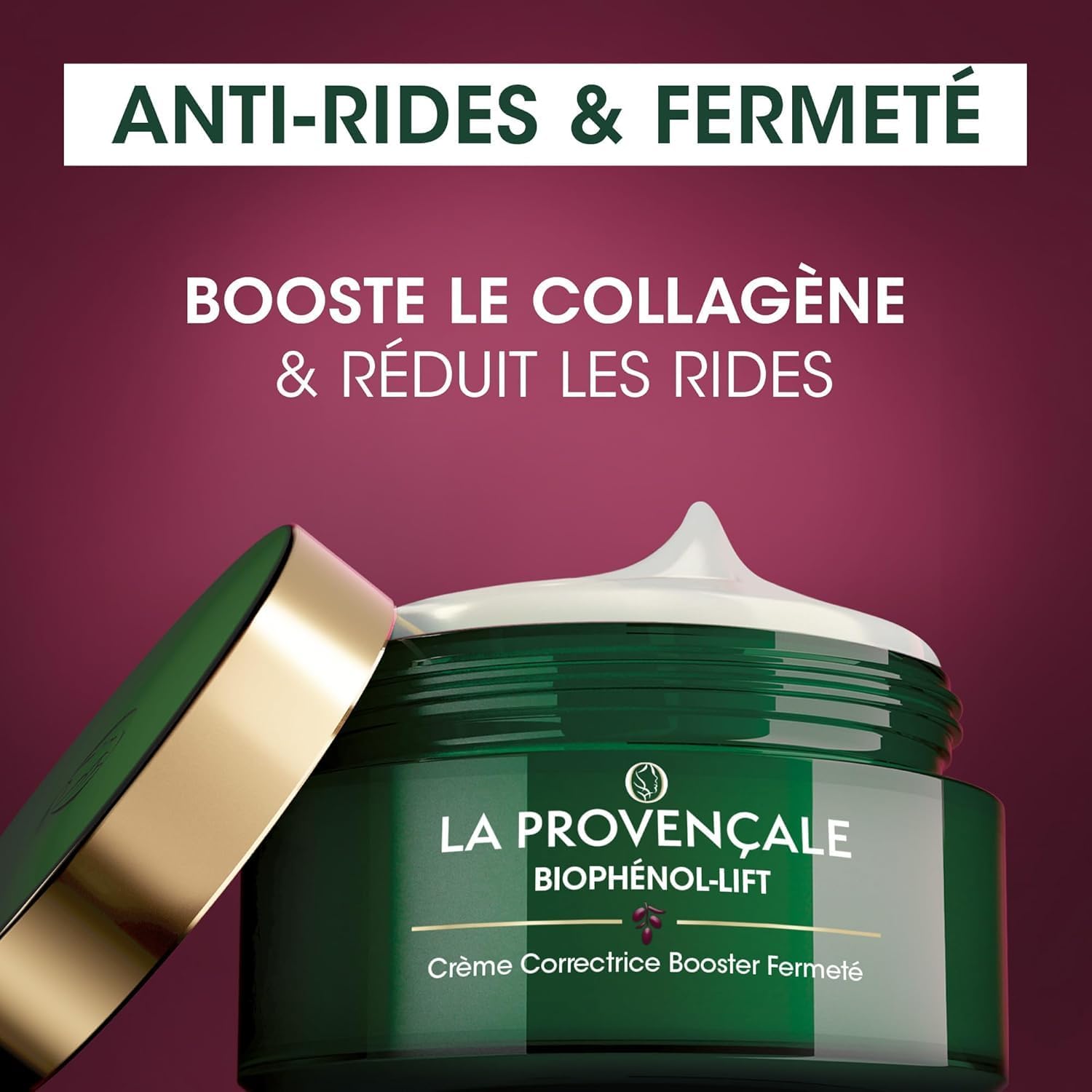 La Provençale Biophenol-Lift Firming Anti-Wrinkle Cream Olive Violet 50 ml - Image 4