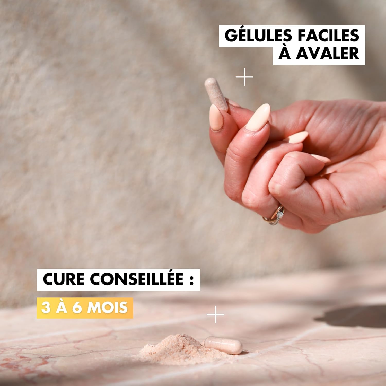 FRENCH & NATURAL COLLAGEN | Collagen-Rich Egg Membrane Type I, V, X + Hyaluronic Acid, Elastin, Silicon and Vitamin C | Skin, Joints, Hair & Nails | 60 Capsules | 1 Month - Image 8