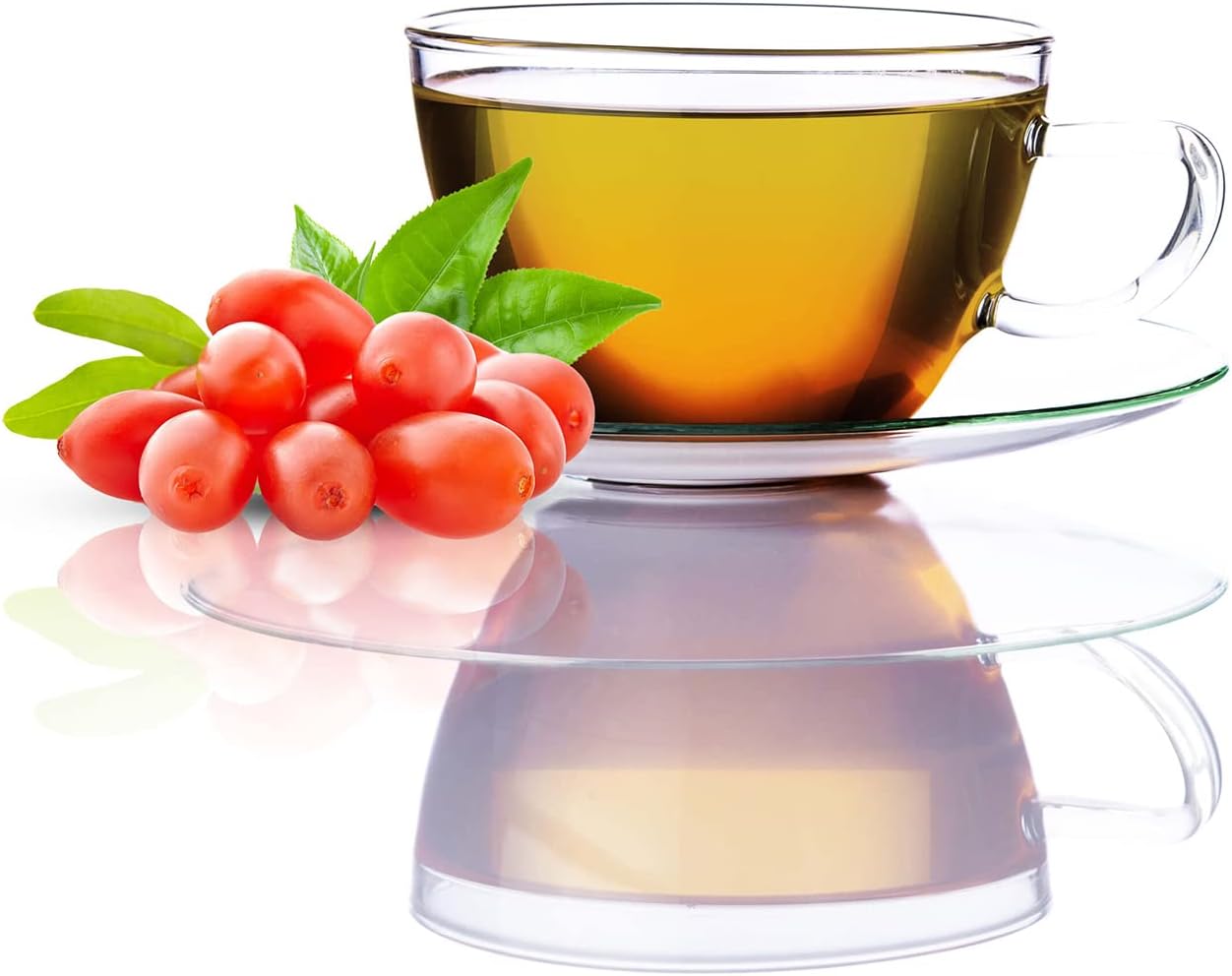 Mary Rose Strawberry Fields Green Tea | China Green Tea | Yunnan | Strawberry & Goji Berries | Natural Fruit Additives | Theine Source | Natural Stimulation | 50g - Image 4