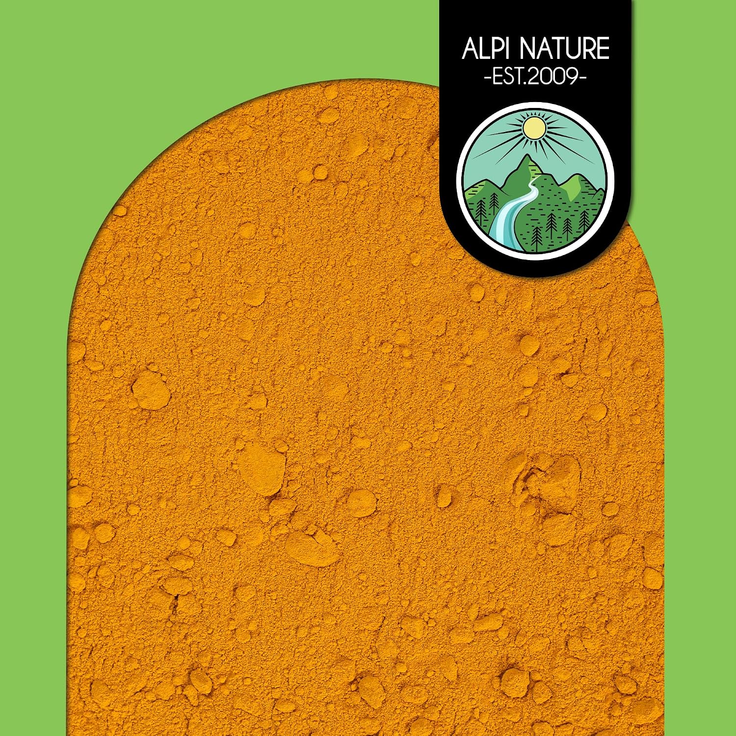 Alpi Nature Turmeric Root Organic Powder 500g, Ground Turmeric Root Powder for Kitchen - Image 3