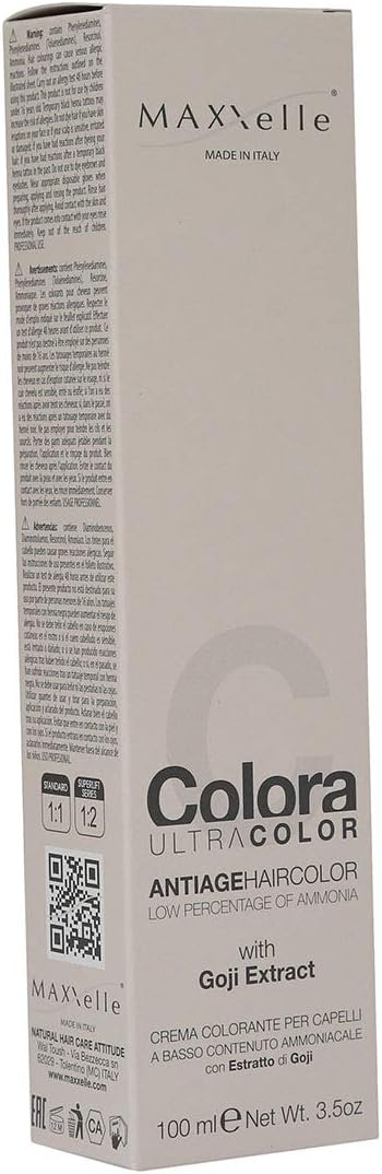 Ultra Color Organic Low Ammonia Color Treatment with Goji Extract, 4.35 Cocoa Brown (100ml) - Image 6