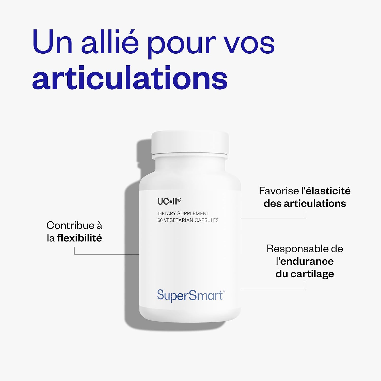 UC-II® Collagen (Type 2) - Bone and Muscle Health - SuperSmart - Image 4