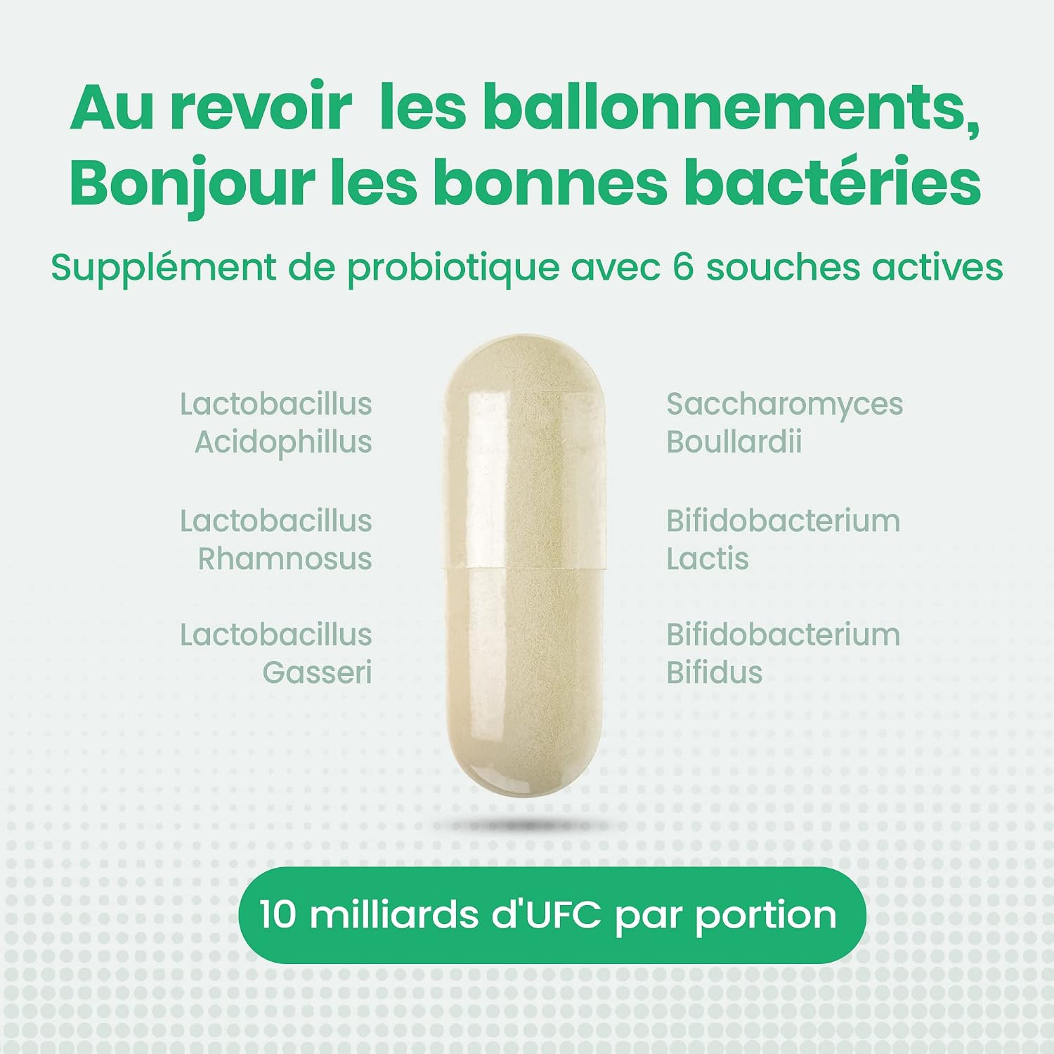 PROBIOTICS Enriched with Prebiotics - Food Supplement Against Bloating - Supports Gut Health, Digestion, and Improves Gut Microbiota, 90 Vegan Capsules. - Image 4