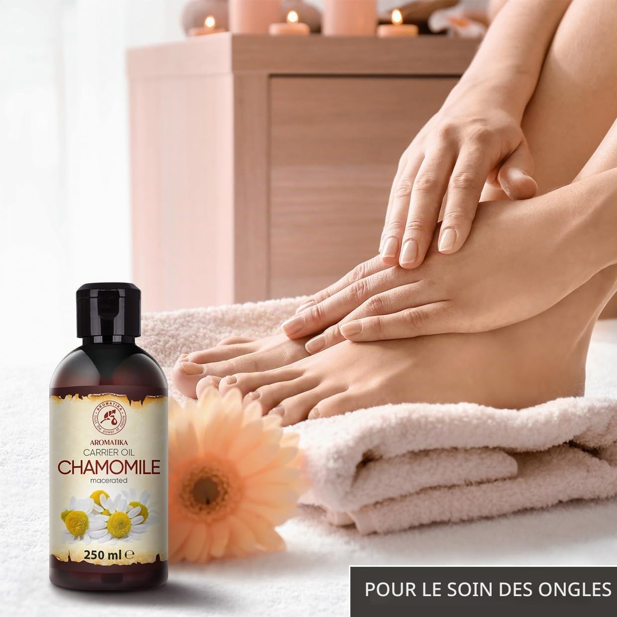 Chamomile Oil 250ml - Natural Chamomile Oil - Base Oil - Hair Oil - Skin - Face - Body Care - Beauty - Image 7