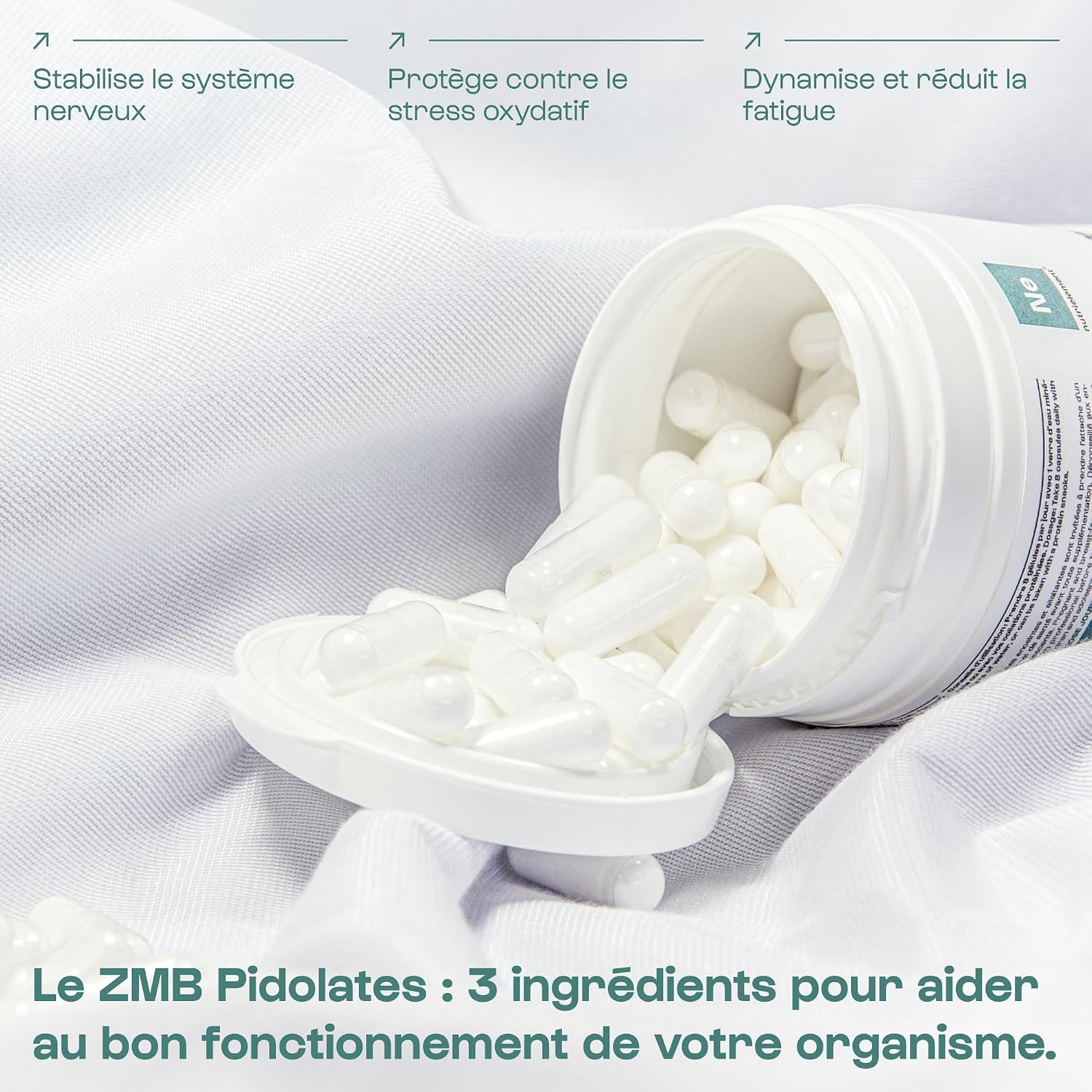 Nutrielement ZMB Pidolates 120 Capsules - Image 4