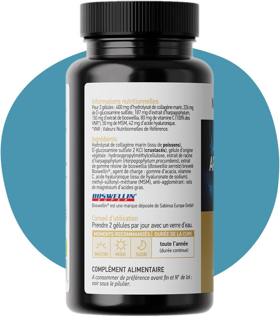 Joint Complex - 7 highly titled plants and active ingredients - joint health - Relief of symptoms of mild to moderate osteoarthritis - Box of 60 Capsules, Pack of 1 - Image 6