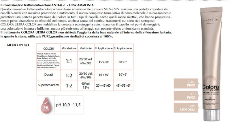 Ultra Color Organic Low Ammonia Color Treatment with Goji Extract, 11.11 Super Platinum Ash Blonde (100ml) - Image 3