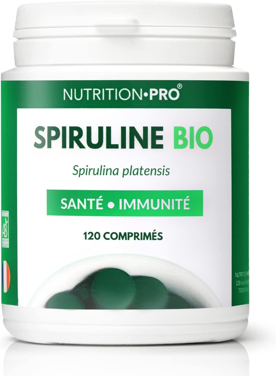 Organic Spirulina - 120 Tablets | Cold Dried | Health | 100% Organic & Natural | Made in France | Nutrition pro… - Image 3