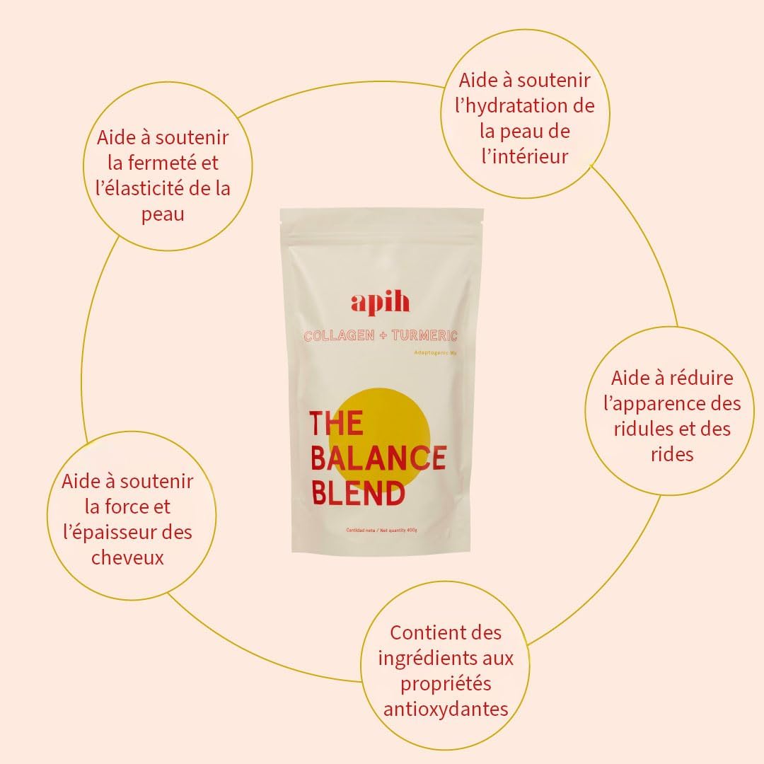 Hydrolyzed Collagen + Turmeric Powder, Skin, Hair & Nails, Bovine Collagen Peptides, Sugar & Gluten Free - Image 3