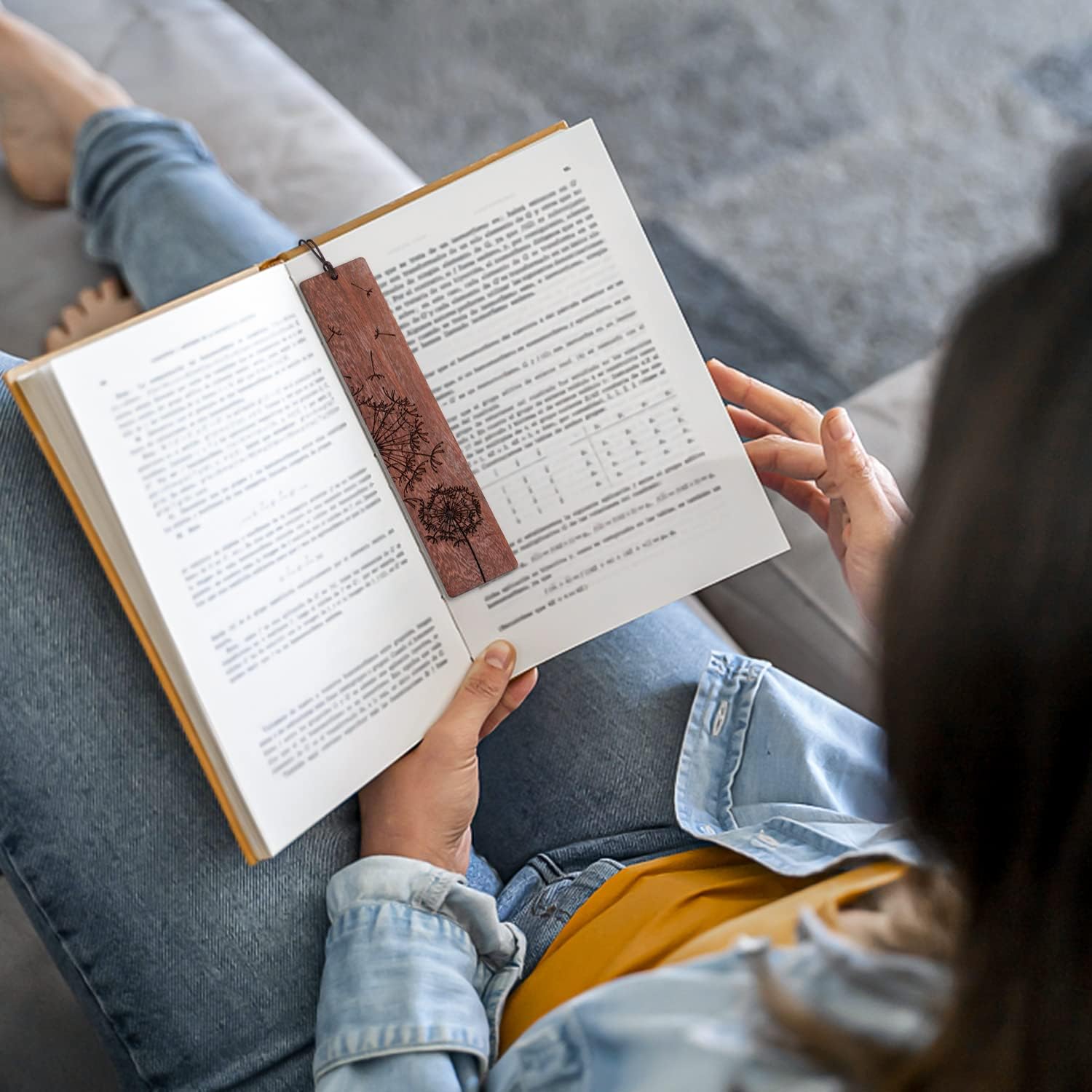 Dandelion Wooden Bookmark Set for BFF Best Friend, Handmade Wooden Tassels Bachelor Friendship Gifts for Teenagers Boy Girl Man Woman - Image 8