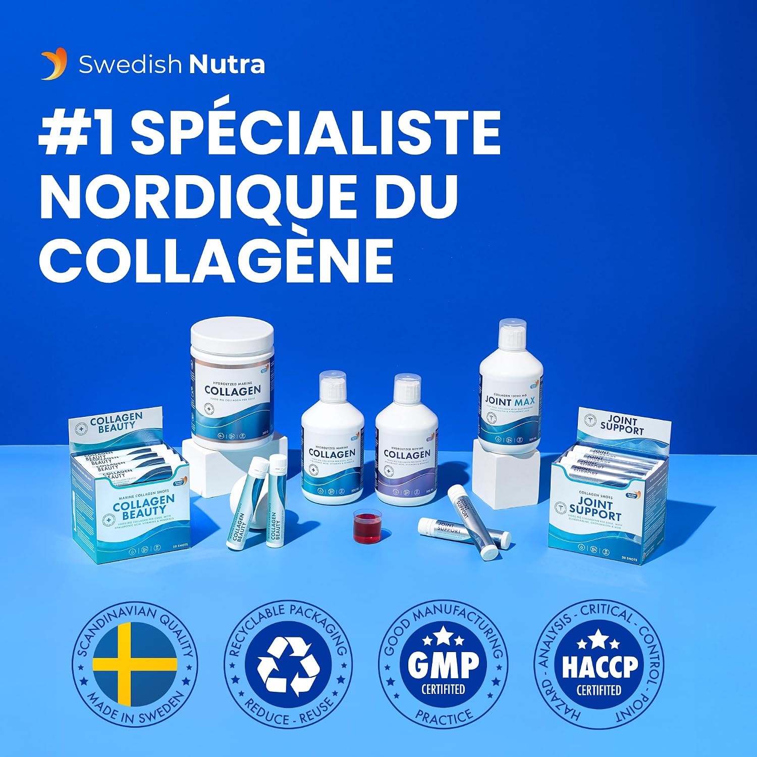 Swedish Nutra Hydrolyzed Marine Collagen Powder, 10.000 mg, 300 g, 30 days - Image 7