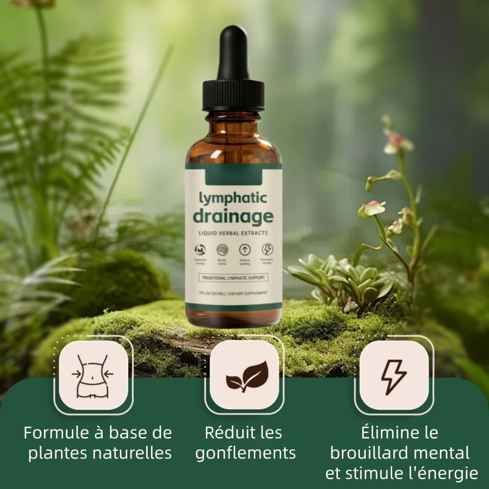 Lyphea lymphatic drainage, drops for lymphatic drainage, promote lymphatic elimination, cleanse the body, for men and women - Image 5