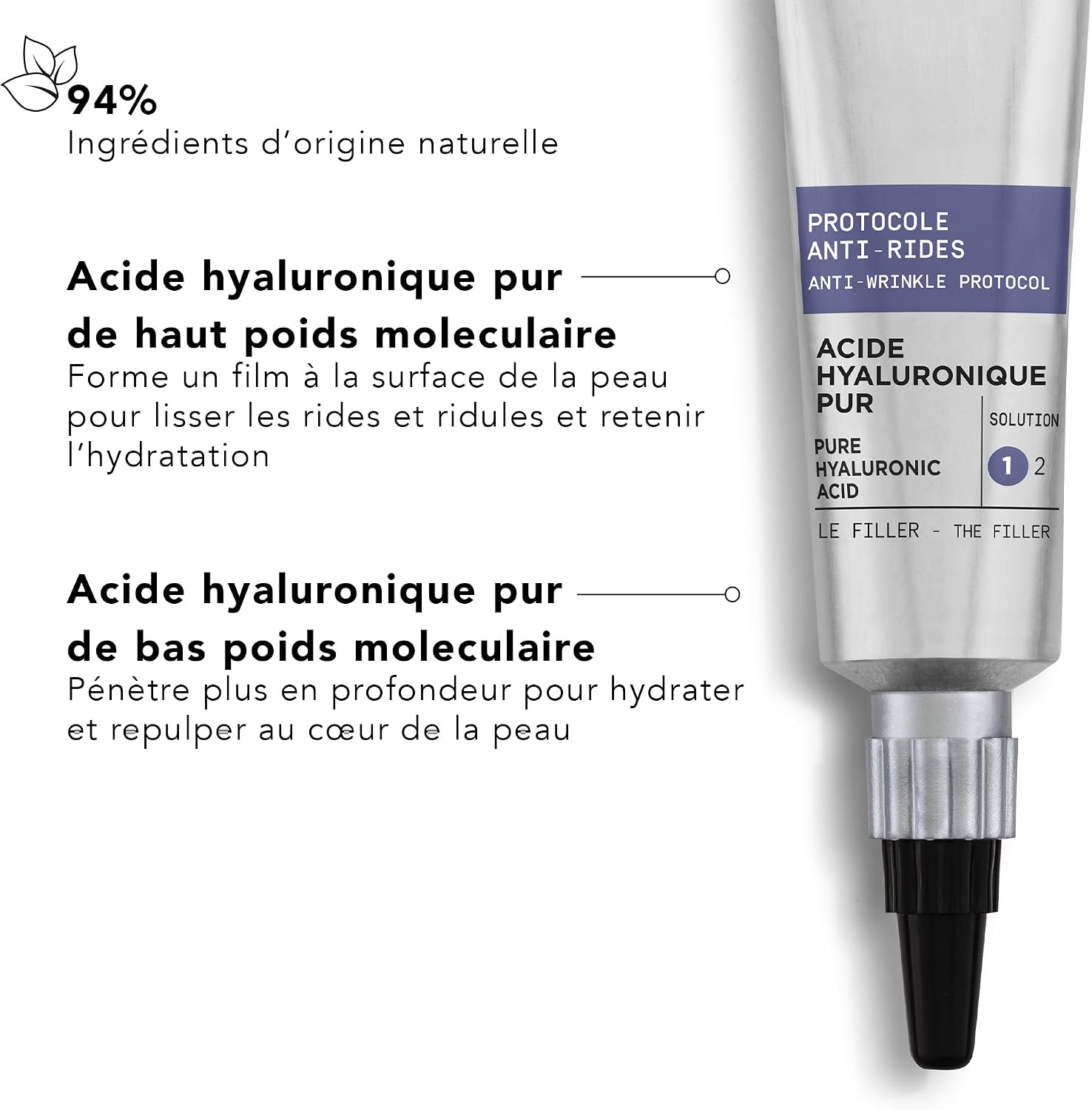 Lierac - Anti-Wrinkle Protocol - The Filler 15ml - Immediate Solution - Smoothes and Fades Fine Lines - Targeted Care Blurring Effect - Enriched with Pure Hyaluronic Acid - Image 4