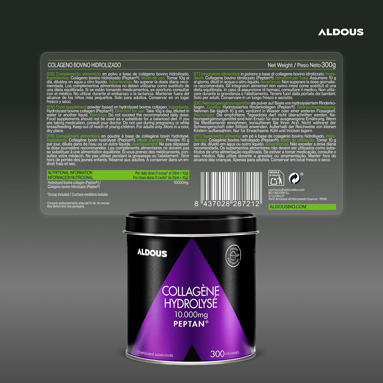 Hydrolyzed Collagen Powder 2KDa- Peptides Protein Collagen - Beauty PEPTAN - Image 7