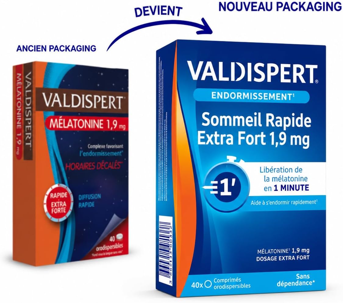 Valdispert Staggered Hours Sleep Complex Melatonin orodispersible 1.9 mg Pack of 2 Boxes - Image 3