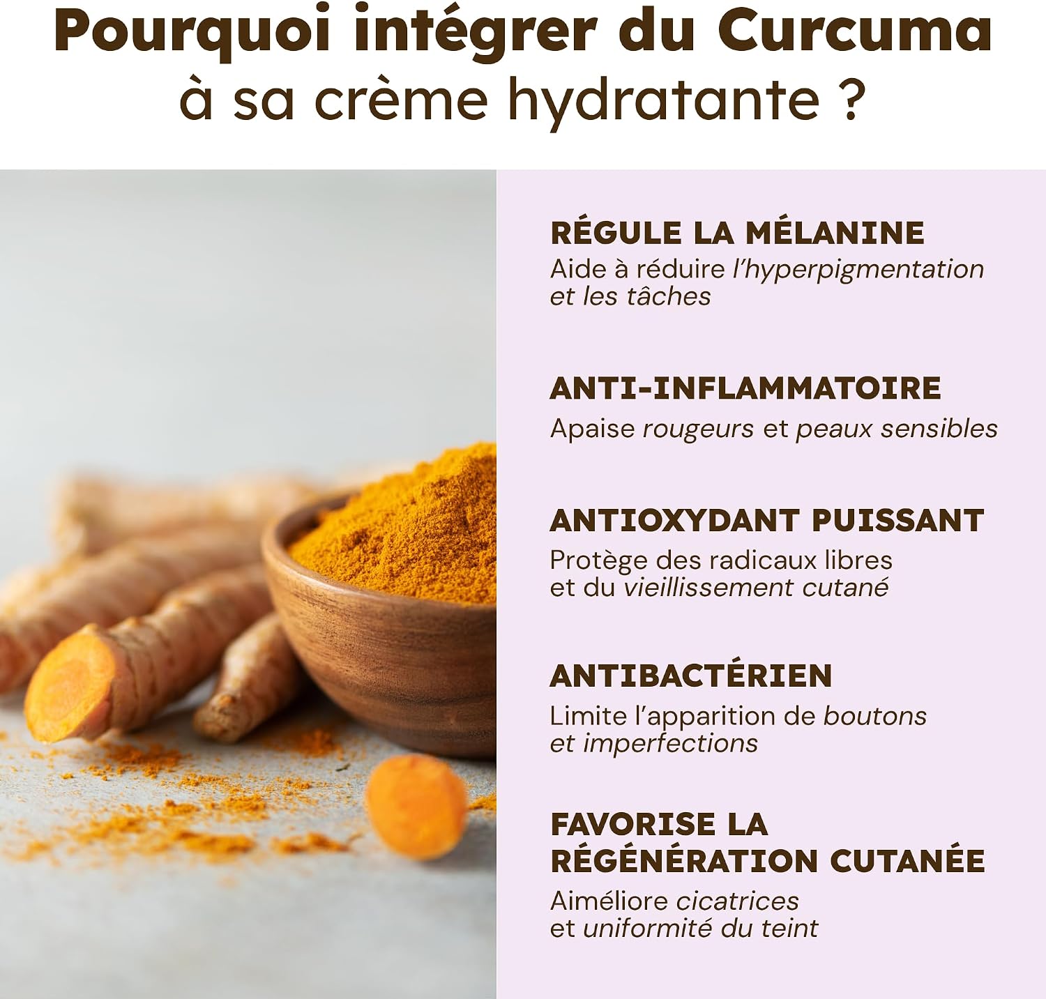 Unifying Moisturizing Face Cream 50ml - Turmeric + Hyaluronic Acid + Vitamin C - Deep Hydration & Lasting Comfort - Normal to Dry Skin - Image 7