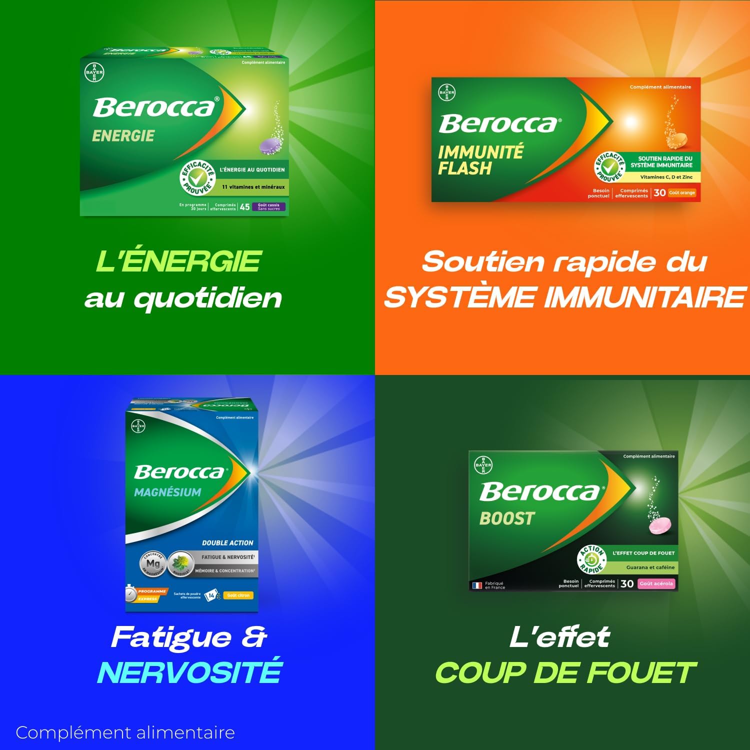 Berocca Energy Multivitamin C Magnesium Zinc 2x40 Tablets - Image 16