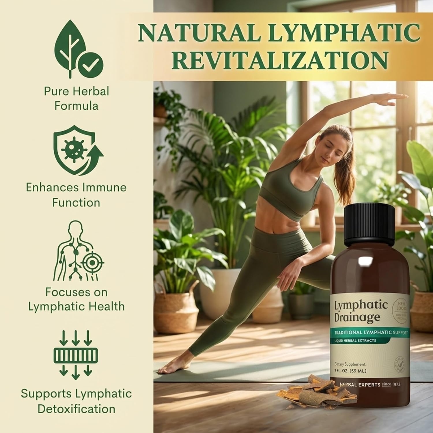 Drops for Lymphatic Drainage System, Lymphatic Drops, 2 fl oz,1pc - Image 3