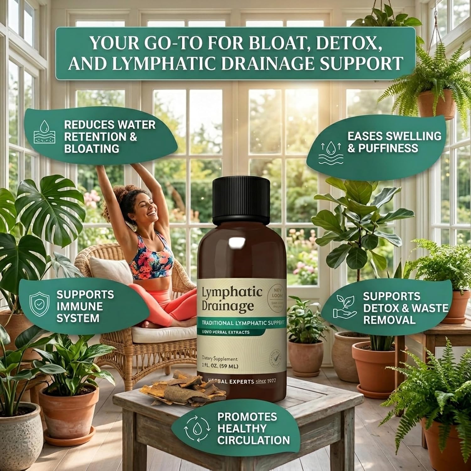 Drops for Lymphatic Drainage System, Lymphatic Drops, 2 fl oz,1pc - Image 4