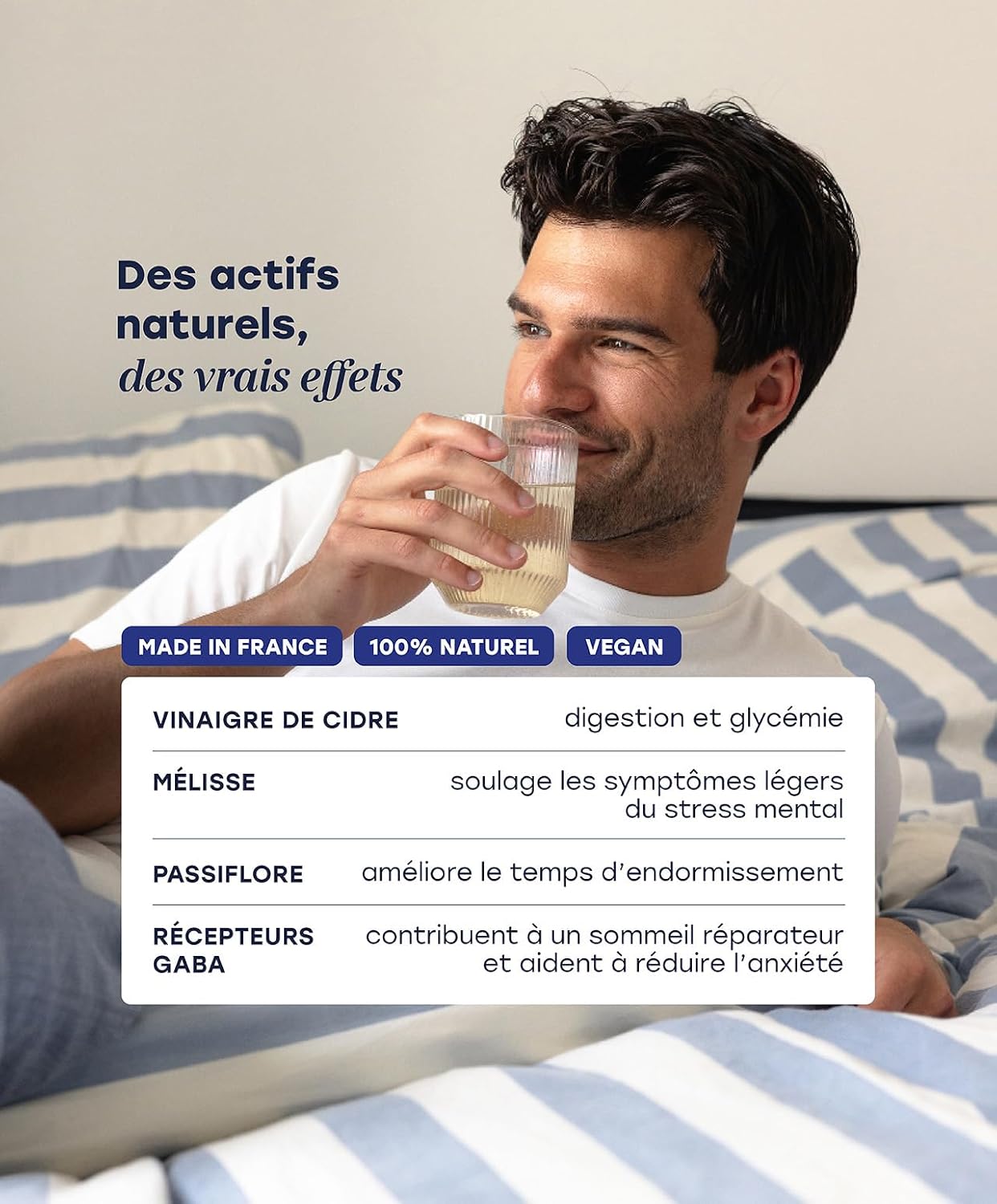 Archie, Cure Good Night, Apple cider vinegar - Melatonine, Melisse, Passiflore. Sleep, Digestion, Stress, Serenity. Made in France. 20 days cure. - Image 6