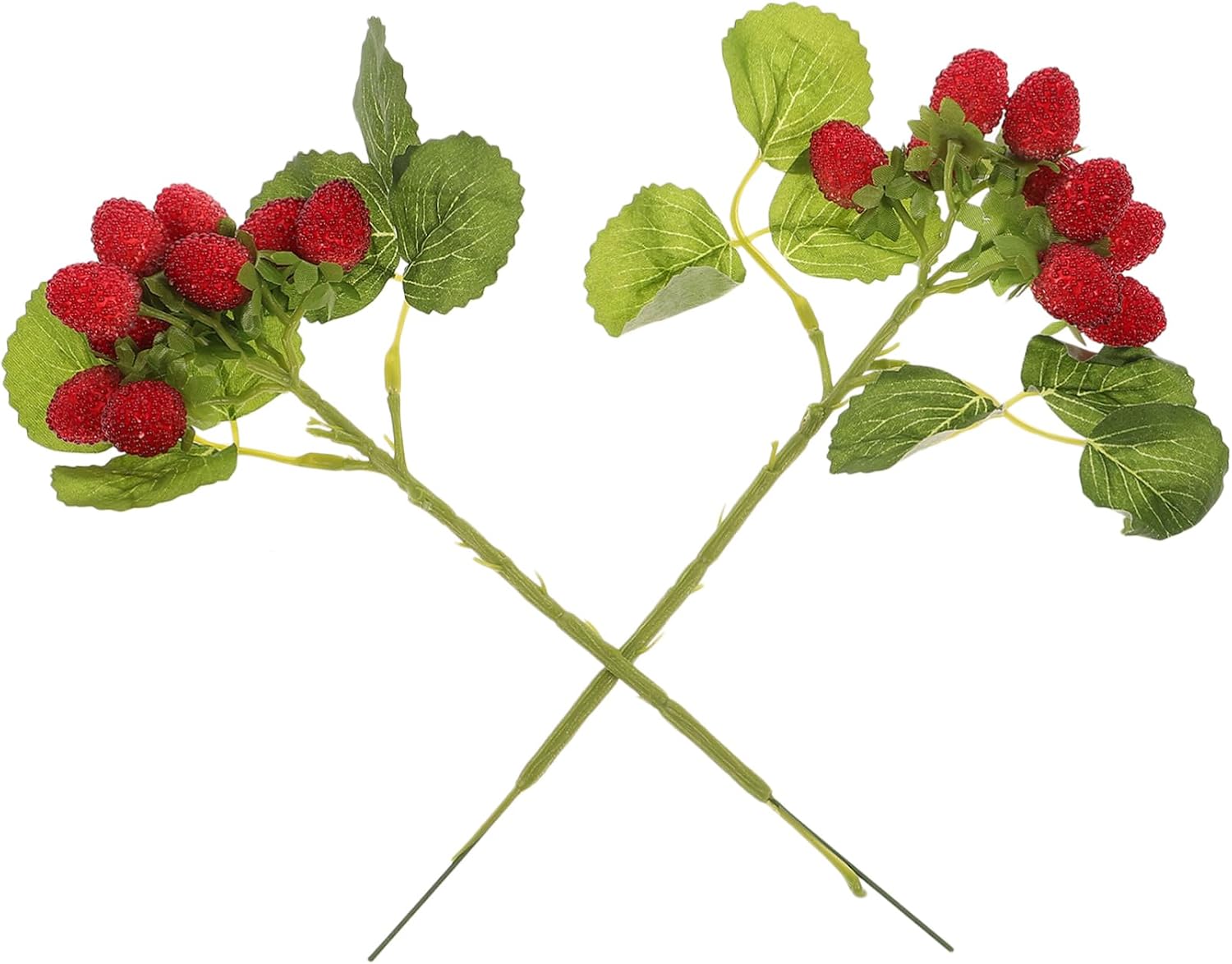 Alipis Set of 2 Artificial Berries Bouquet Blue Photo Props Office Decoration Artificial Flower Christmas Branch Party Decoration - Image 2