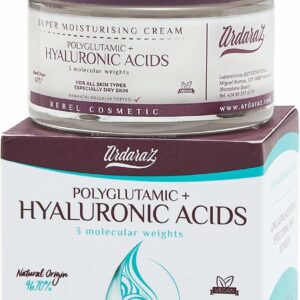 Ardaraz Hydrating Face Cream Polyglutamic Acid, Hyaluronic, 50 ml