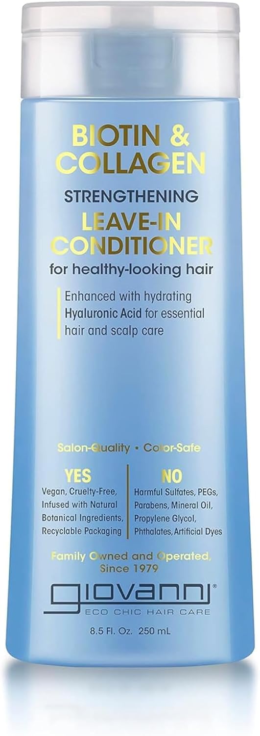 Biotine & Collagen Fortifying Leave-In Conditioner 250ml Giovanni - Image 2