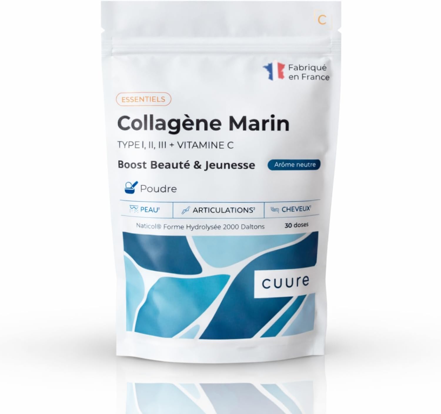 CUURE - Naticol® Marine Collagen 6g - Vitamin C - Powder 210g - Image 2