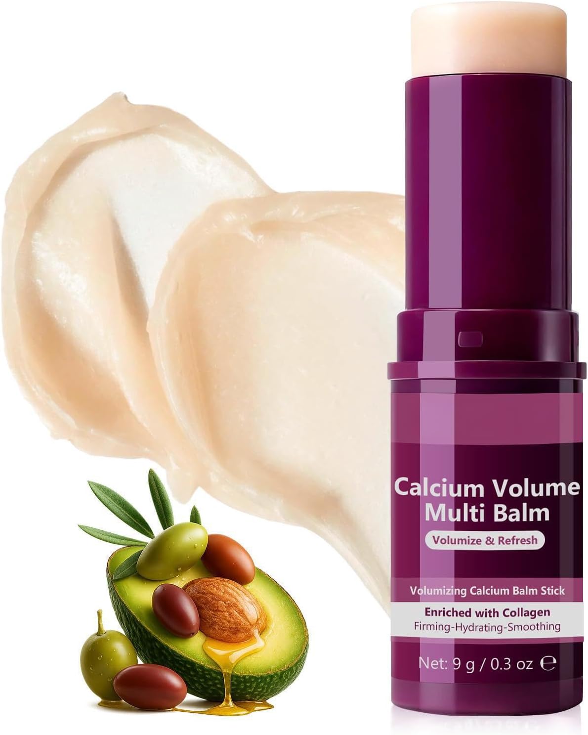 Cemenrete Multi-Volume Calcium Balm - Korean Collagen Moisturizing Stick, Anti Aging, Sagging Wrinkles, Suitable for Eye, Face, Neck (1) - Image 2