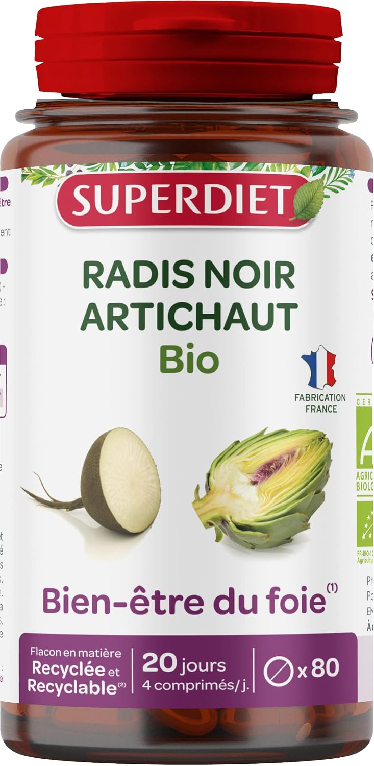 Digestion, detox liver - Black radish, Artichoke - Organic - Tablets - Image 2
