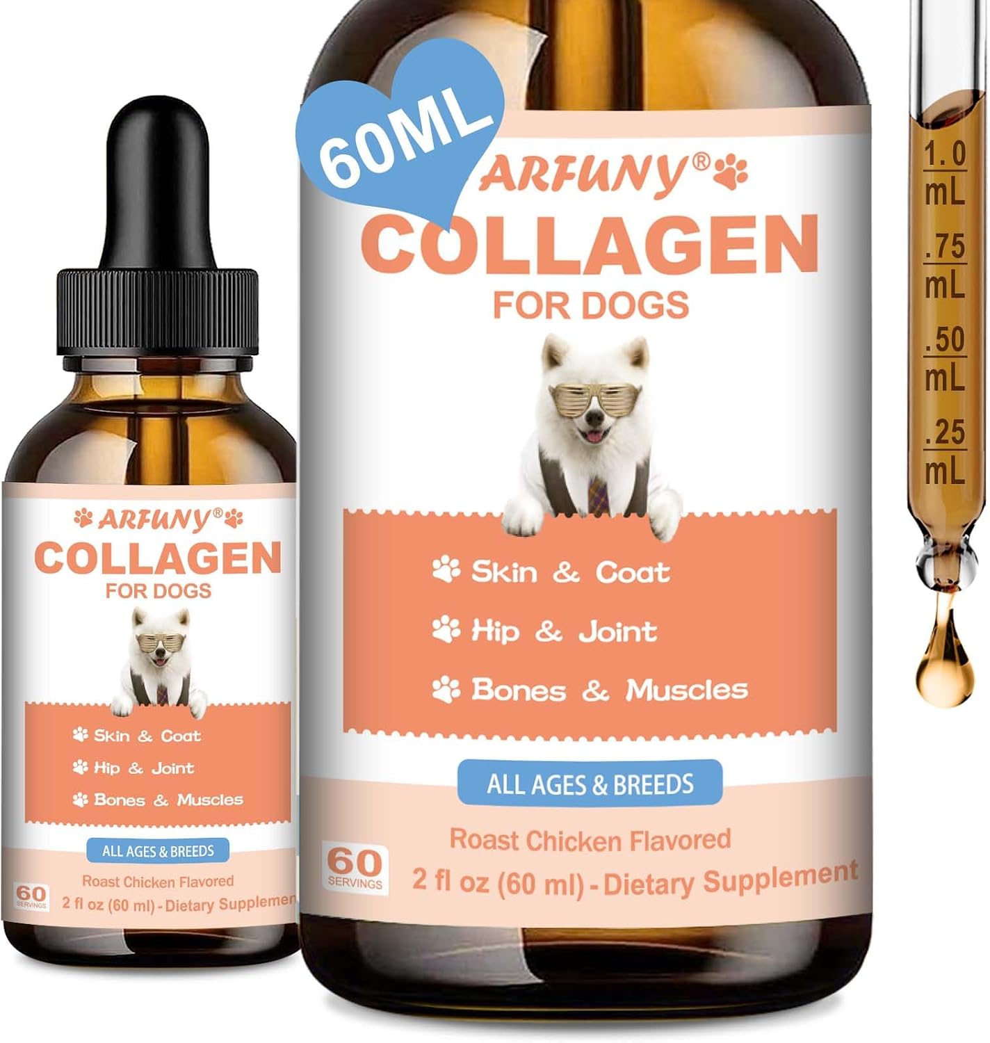 Dog Collagen, Hip & Joint Support, Skin & Coat - Image 2