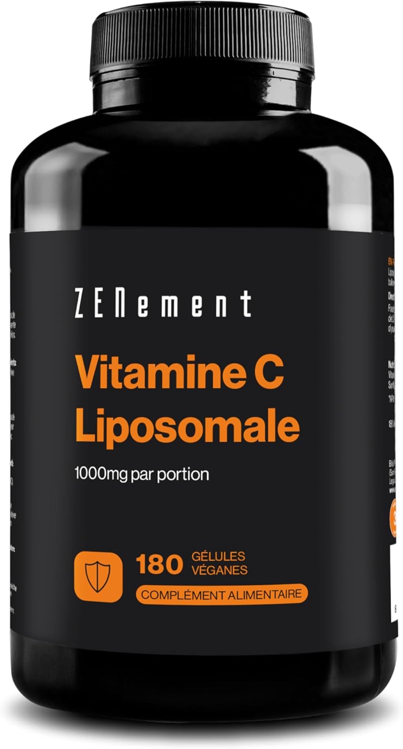 Liposomal Vitamin C 1000 mg - Maximum Absorption - 180 Vegan Capsules - Image 2