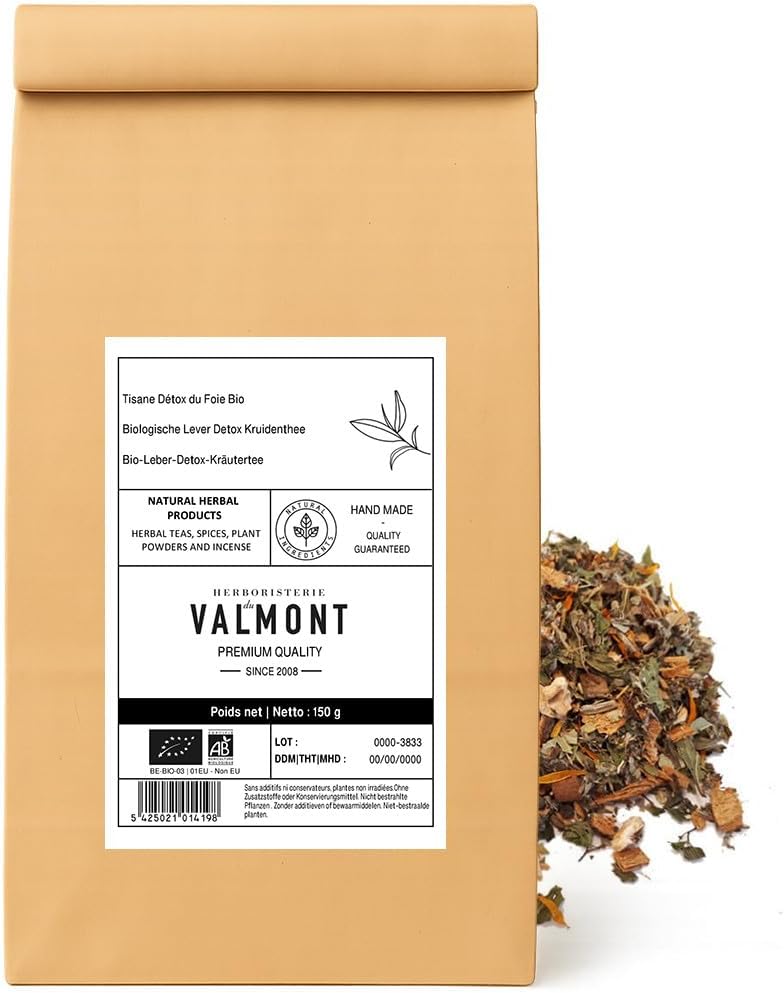 Liver Cleansing Herbal Tea 150g - Herboristerie du Valmont - Image 2