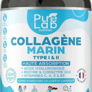 Marine Collagen Type 1 & 2 + Hyaluronic Ac. + Biotin + Q10 | 2 Months