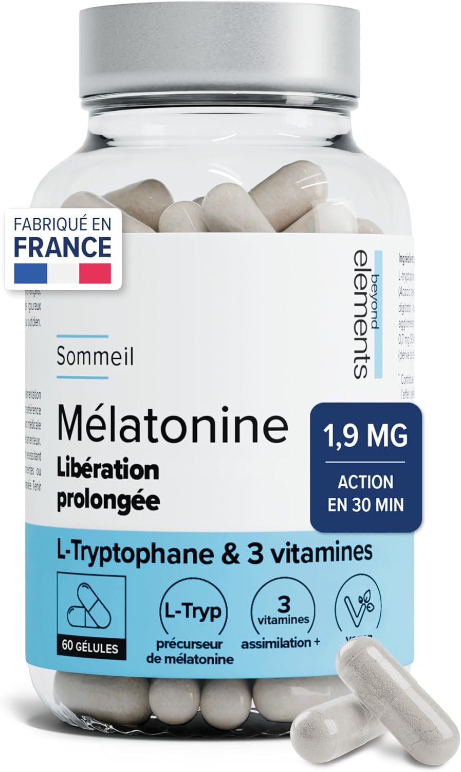 Melatonin 1.9mg High Dosed - Fast Sleep & Repairing Night - Image 2