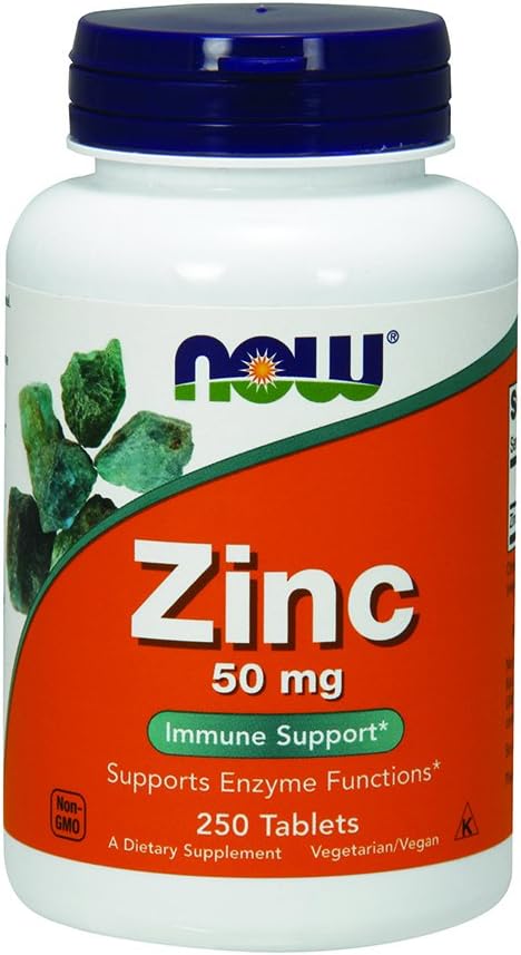 NOW Zink 50 mg 250 Tabletten - Image 2