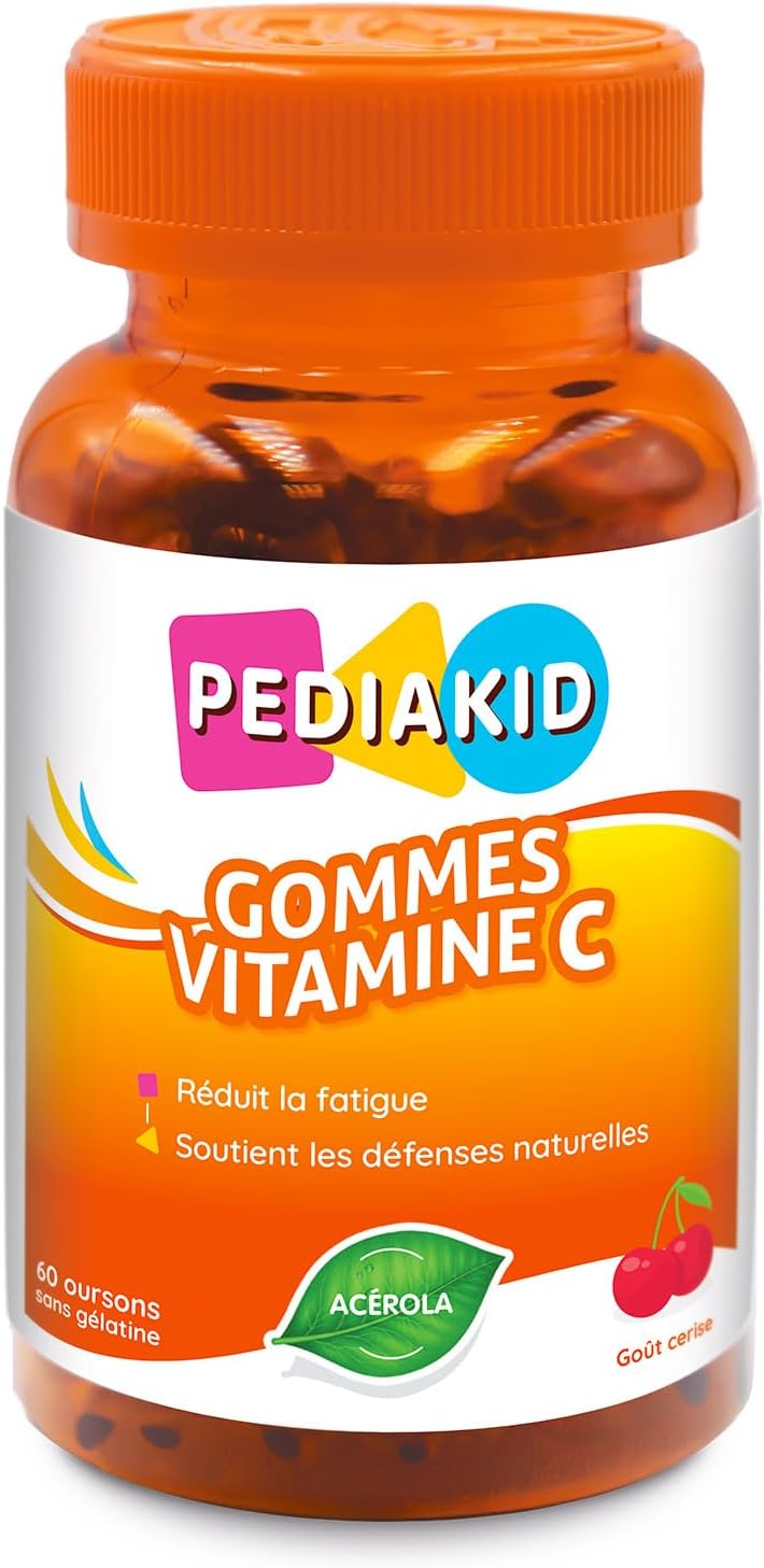 PEDIAKID Children's Vitamin C Erasers Energy, Fatigue & Immunity 60 Bears - Image 2