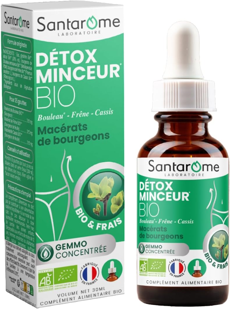 SANTAROME Gemmo Organic Slimming Detox - Drainage & Slimming - 1 fl oz - Image 2
