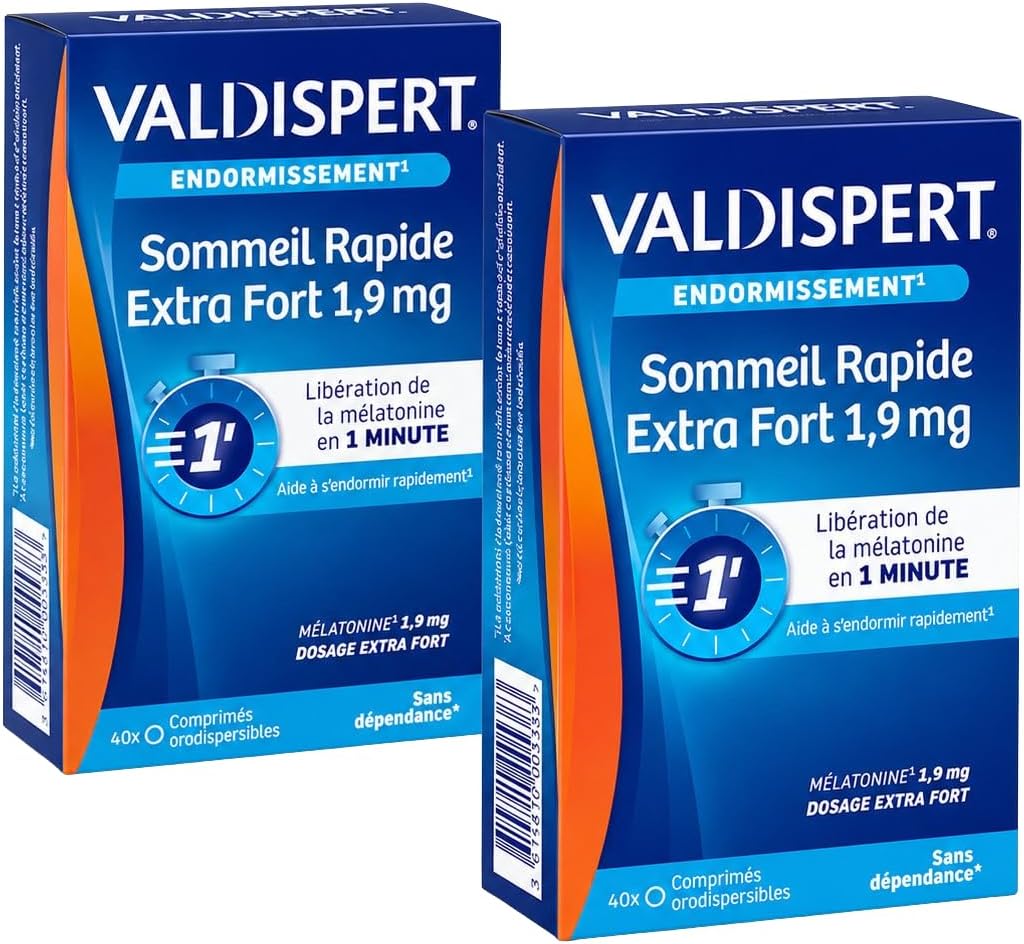 Valdispert Staggered Hours Sleep Complex Melatonin orodispersible 1.9 mg Pack of 2 Boxes - Image 2