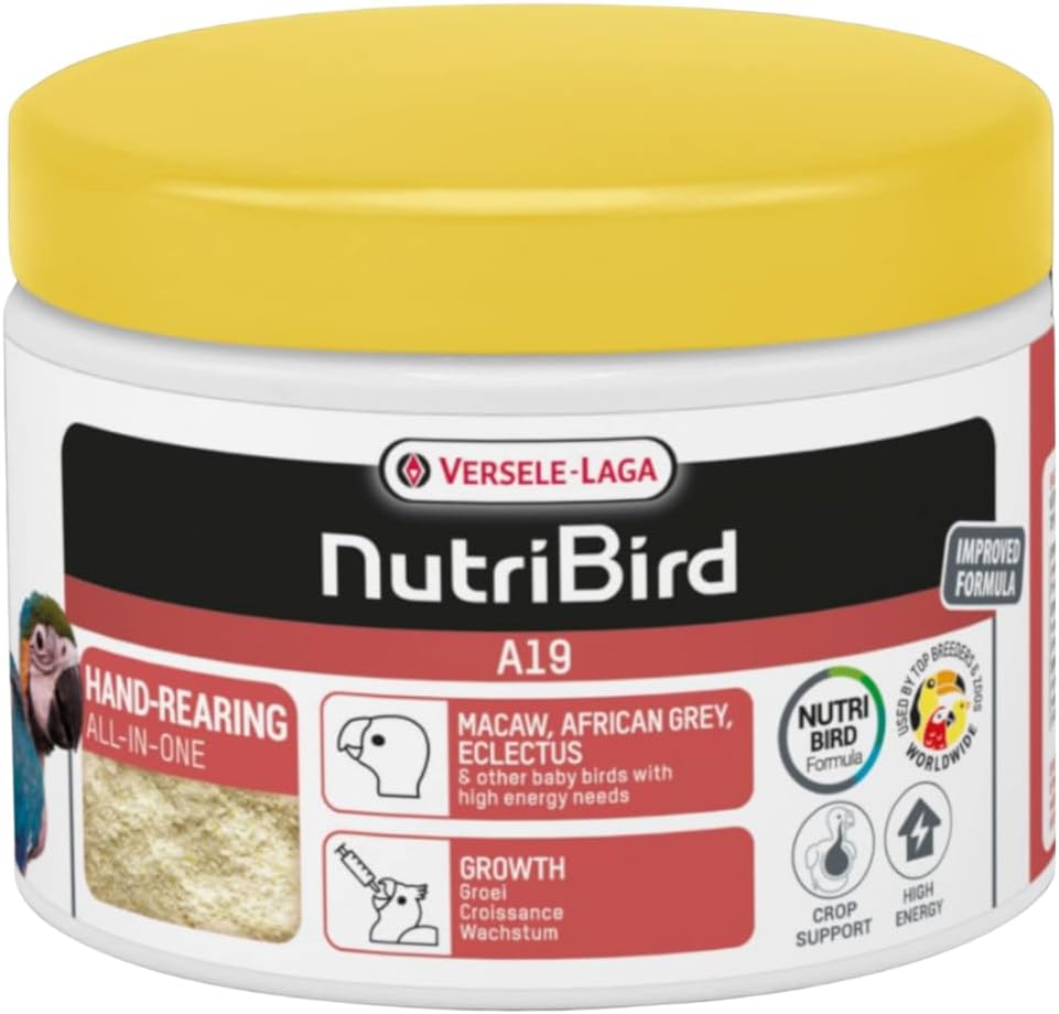 Versele-Laga NutriBird A19 | 250g | Hand Breeding Food for Macaws, Grey Parrots and Eclectus Parrots | To Support Development | With Prebiotics & Digestive Enzymes - Image 2