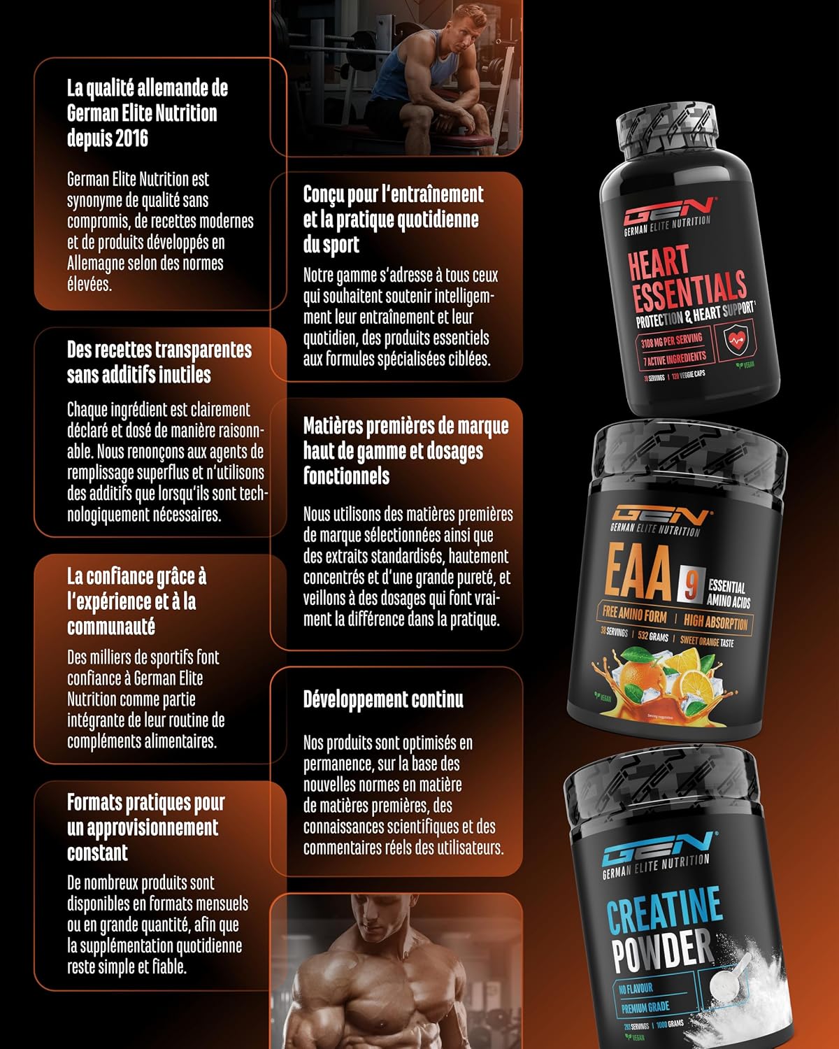 Gen German Elite Nutrition HMB Ultra Caps - 365 Capsules - Image 8