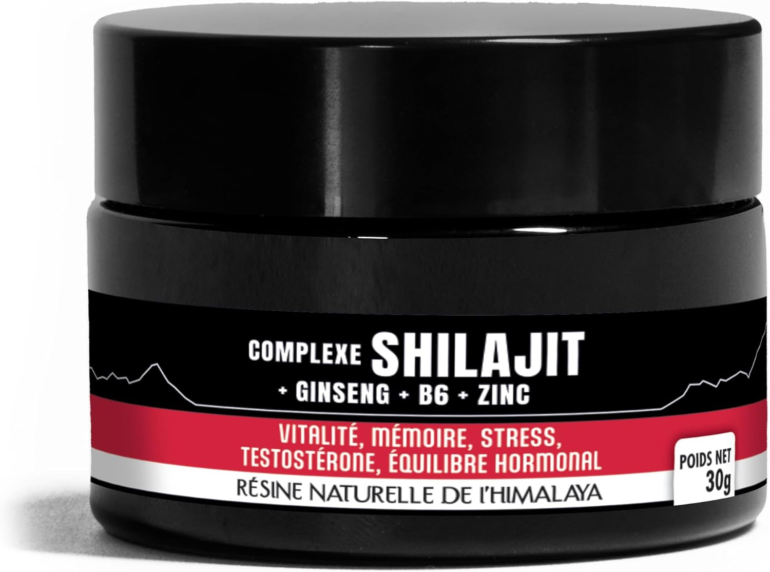 Shilajit Complex + Ginseng + B6 + Zinc - 30g Bottle - Image 3