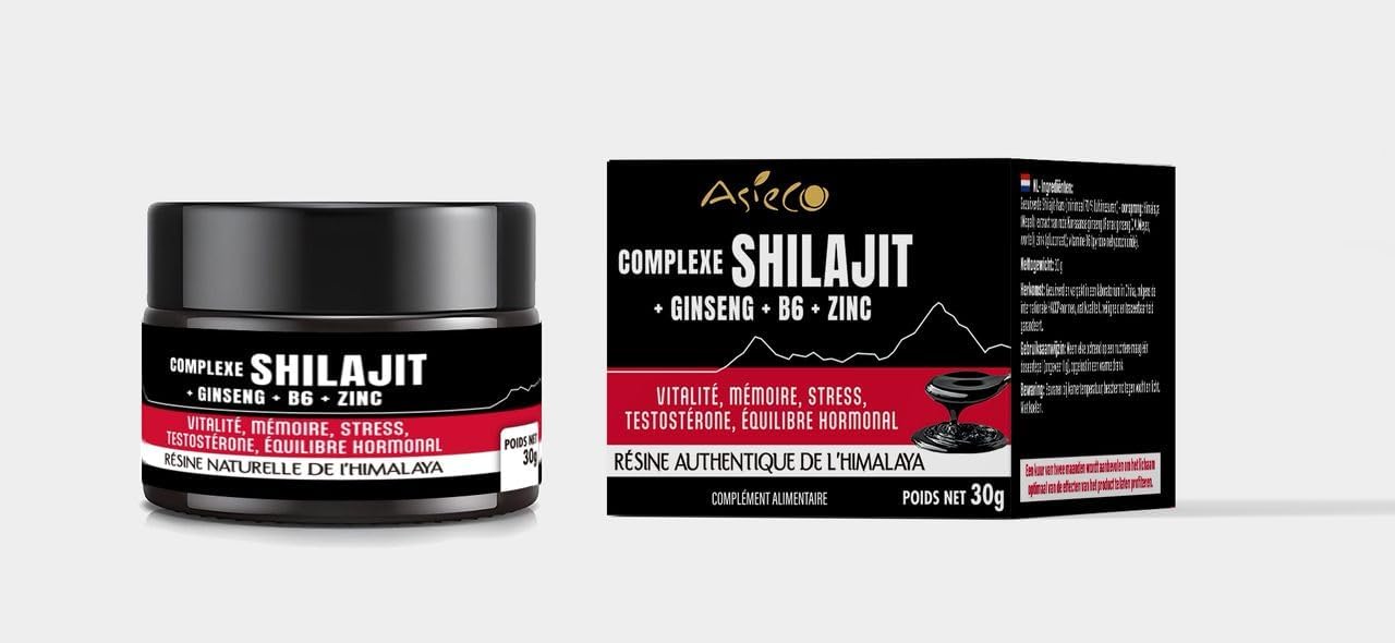 Shilajit Complex + Ginseng + B6 + Zinc - 30g Bottle - Image 4