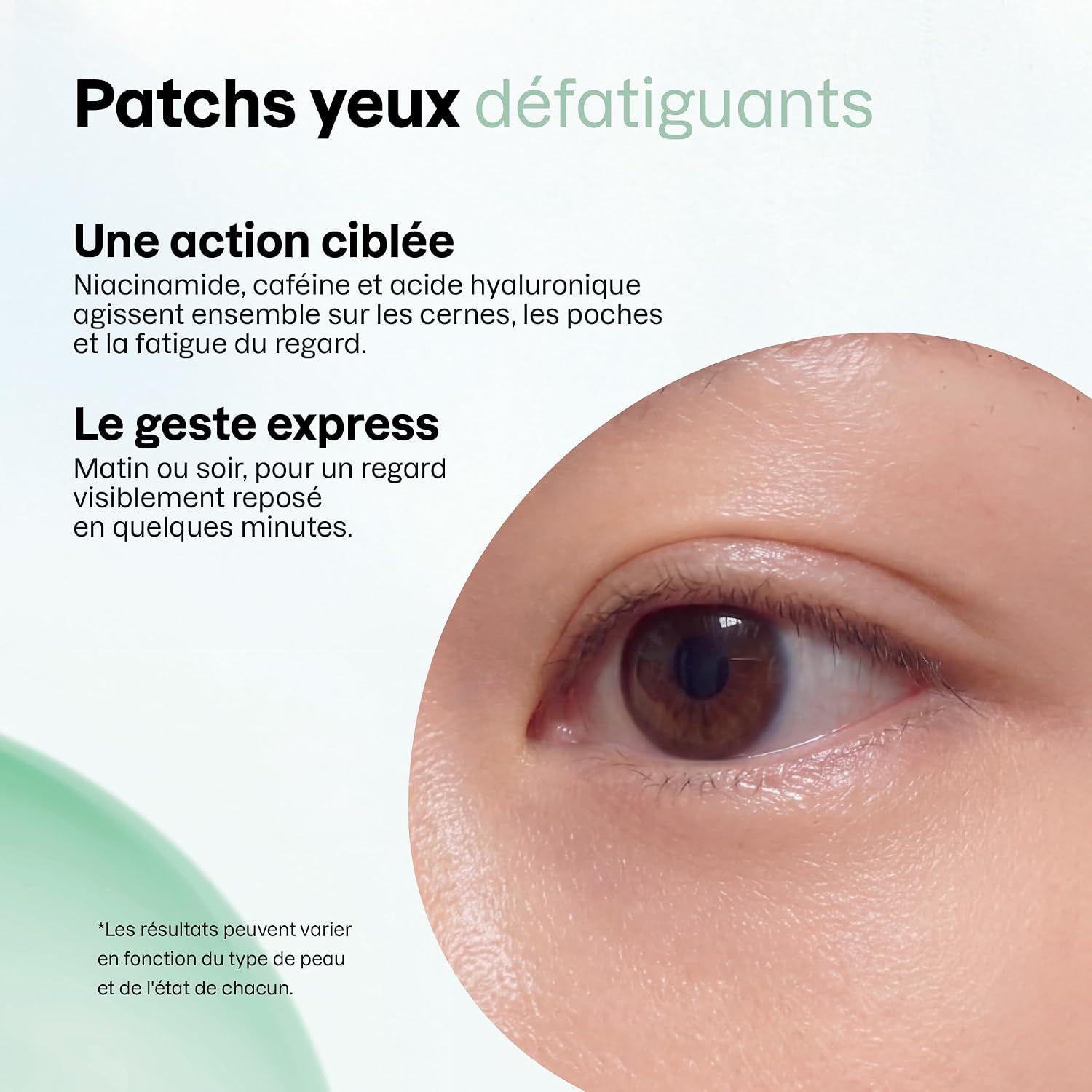 Dr Herma - Hydrogel Eye Patch - Anti Dark Circles & Puffiness Eye Patches - Niacinamide, Caffeine, Hyaluronic Acid and Peptides - Korean Skincare - Box of 60 Moisturizing Eye Patches for Tired Eye - Image 7