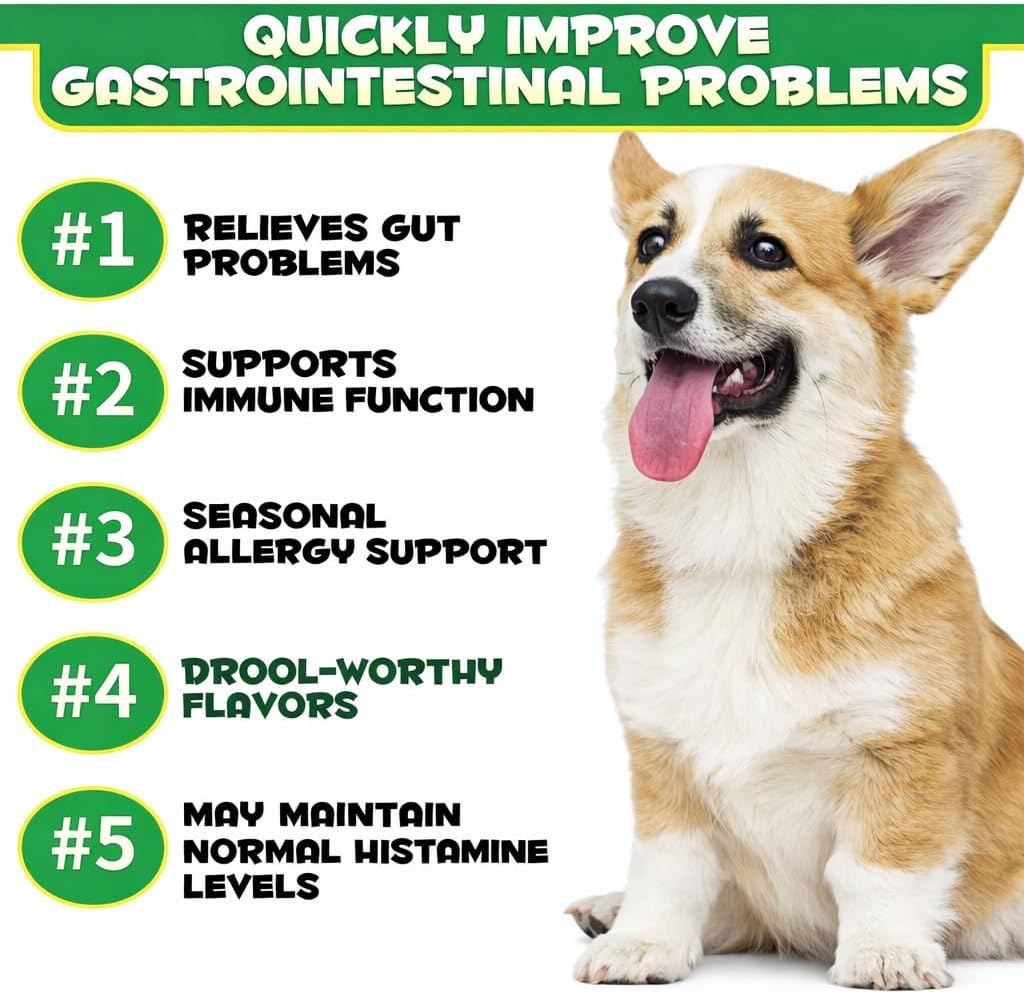 Dog Chew Probiotics – Digestive Health, Immune Support, Gut Flora – Duck Flavour – 30 Chews - Image 4